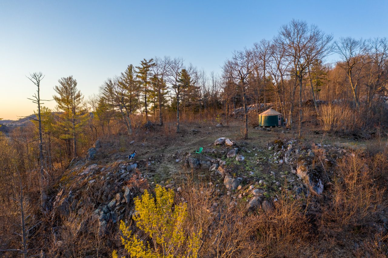 terrain isolé