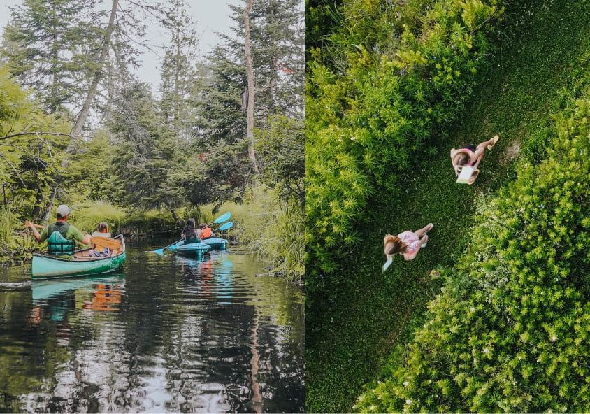 résumer en deux photos d'une aventure à eco-odyssée